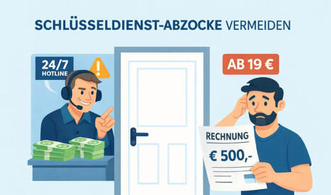 Schl&uuml;sseldienst-Abzocke vermeiden: Vermittler erkennen & fairen Preis sichern (2026)