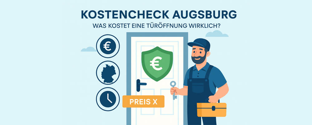 Kostencheck Augsburg: Was kostet eine Türöffnung wirklich?
