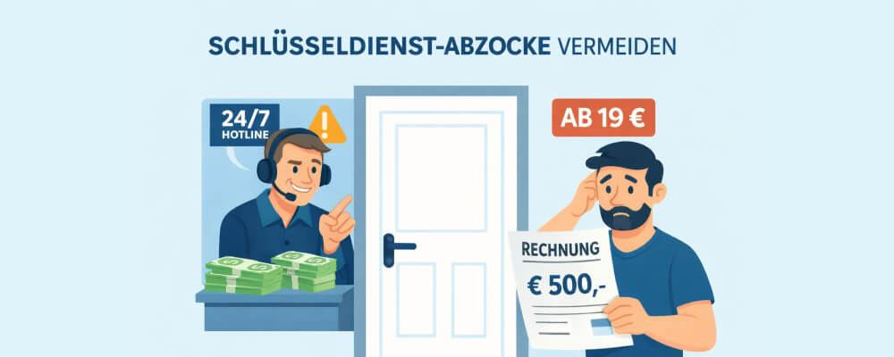 Schlüsseldienst-Abzocke vermeiden: Vermittler erkennen & fairen Preis sichern (2026)